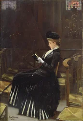 Eine Frau beim Gebet, ca. 1889